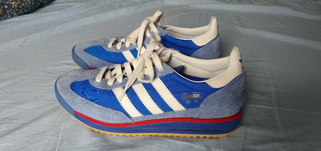 Adidas SL 72 RS sneaker blauw mt 41 1/3 ZGAN, Kleding | Dames, Ophalen of Verzenden, Blauw, Adidas, Sneakers of Gympen