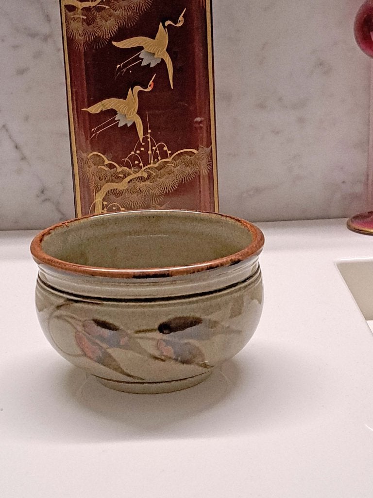 Kees Hoogendam  kom met celadon glazuur, Ophalen of Verzenden