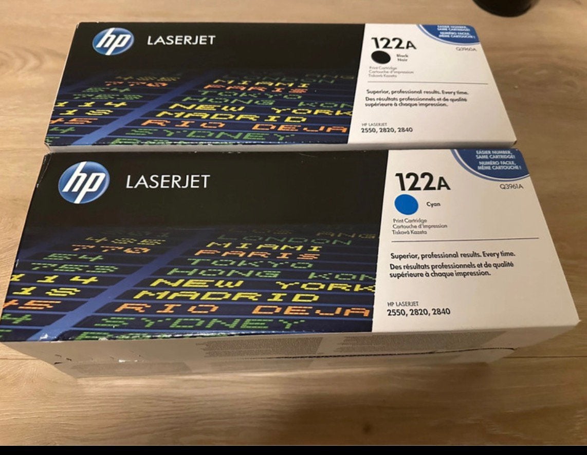 HP LaserJet 122A Toner Cartridge - Zwart & Cyaan, Verzenden, Nieuw, Toner