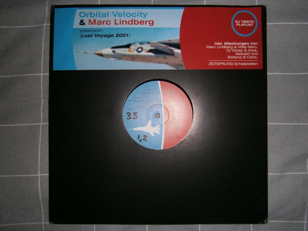 Orbital Velocity & Marc Lindberg – Last Voyage 2001. Trance, Ophalen, Techno of Trance, 2000 - 2009, Zo goed als nieuw