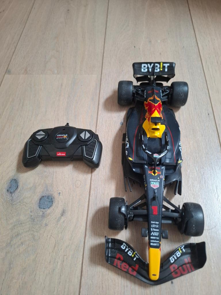 F1 Red Bull Bestuurbare Auto - Max Verstappen RC, Elektro, Ophalen of Verzenden, Zo goed als nieuw, Auto onroad