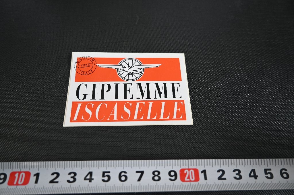 sticker made in italy gipiemme iscaselle fiets zadels, Ophalen of Verzenden, Zo goed als nieuw