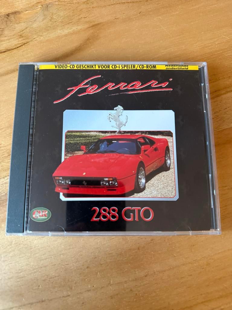 CDi Ferrari 288 GTO - Video CD voor CD-i Speler/CD-ROM, Cd's en Dvd's, Alle leeftijden, Ophalen of Verzenden, Gebruikt