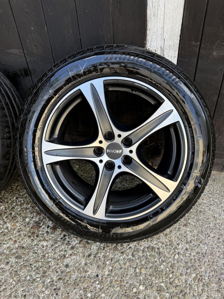 Land rover range rover sport bmw x5 x1 e53 velgen 5x120 19”, Gebruikt, 255 mm, Banden en Velgen, Niet ingevuld