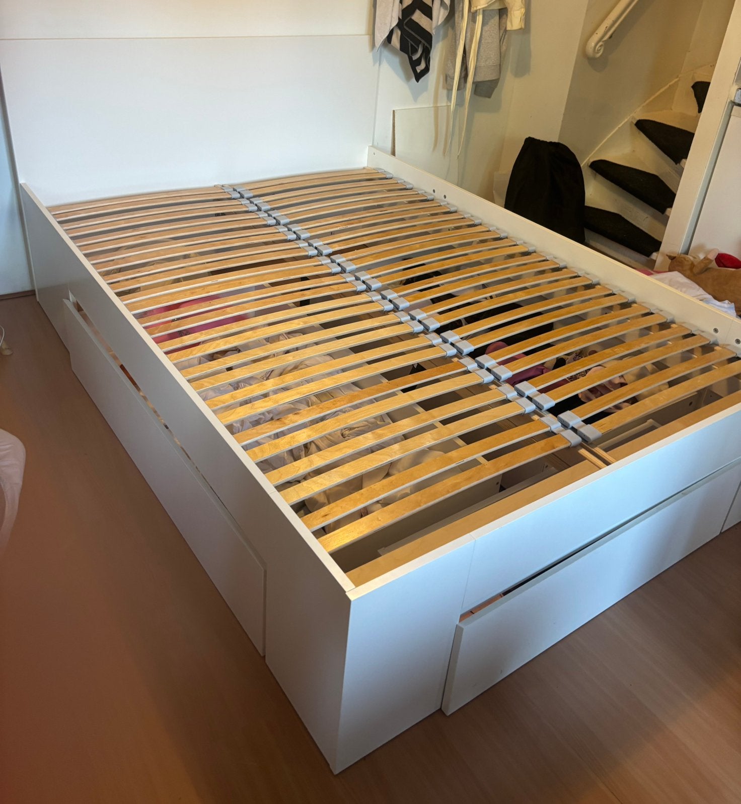 2 Lattenbodems 70x200, Ophalen, Zo goed als nieuw, Tweepersoons, 140 cm