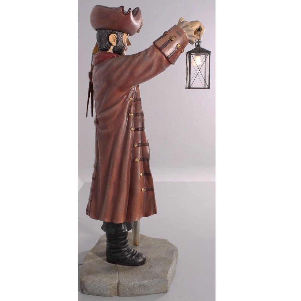 Pirate with Lantern 6ft – Piraat beeld Hoogte 218 cm, Ophalen, Nieuw