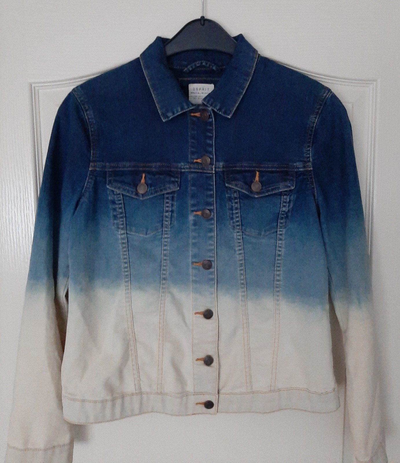 Esprit Spijkerjasje 2 Kleurig - Maat M, Maat 38/40 (M), Blauw, Ophalen of Verzenden, Zo goed als nieuw