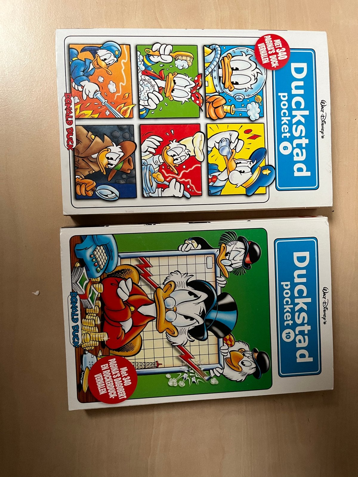 Donald Duck Duckstad Pocket 6 & 10 - Zo goed als nieuw, Meerdere stripboeken, Ophalen of Verzenden, Zo goed als nieuw