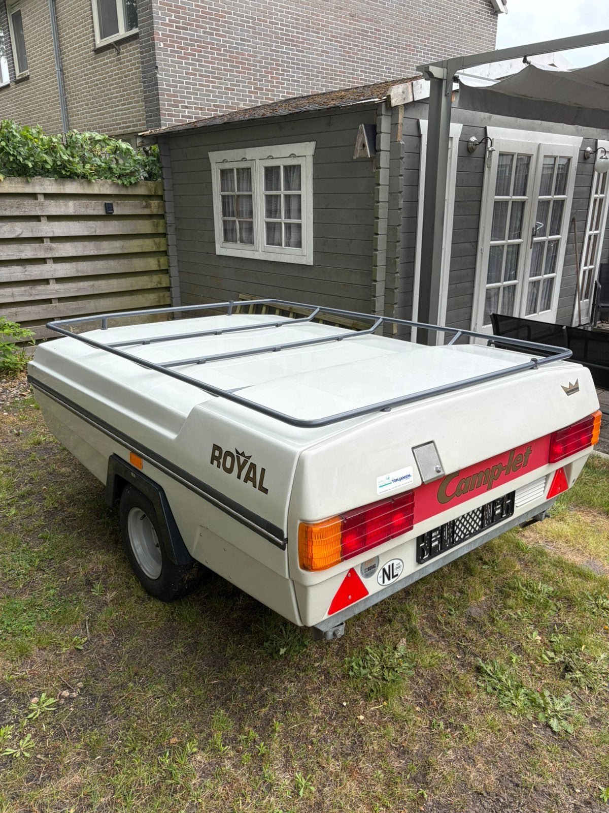 Camplet Royal vouwwagen - 4 (+2) persoons, Ophalen, Beige, Tot en met 6, Camp-Let