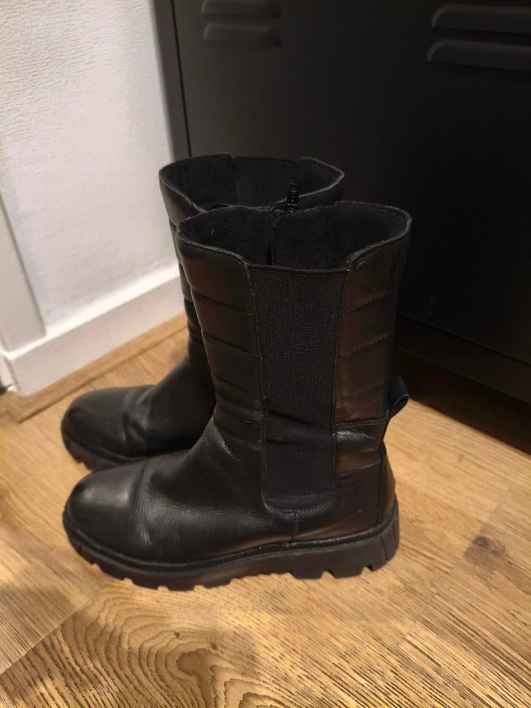 Gabor leren laarzen maat 38, Kleding | Dames, Schoenen, Ophalen of Verzenden, Zo goed als nieuw, Zwart, Hoge laarzen