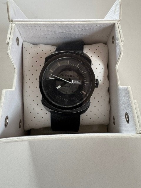 Stoer DIESEL horloge, Sieraden, Tassen en Uiterlijk, Horloges | Heren, Overige merken, Gebruikt, Staal, Polshorloge