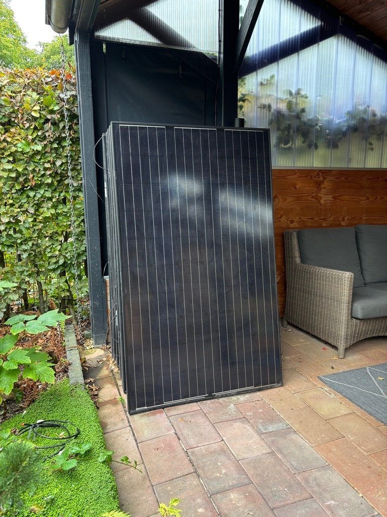 Set 20x zonnepanelen, SE4000 omvormer en 20 optimizers, Ophalen, Gebruikt
