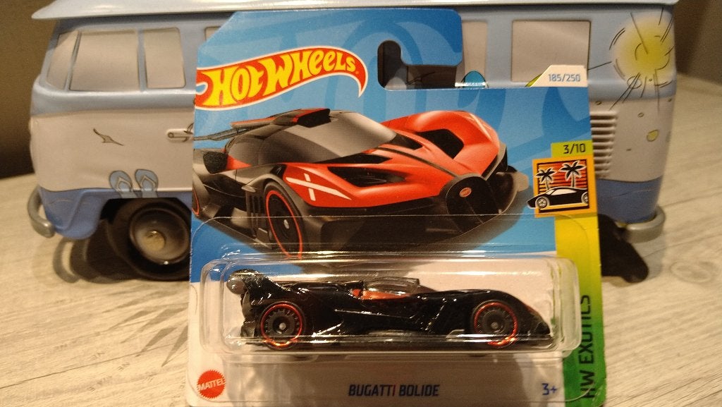 Hot Wheels Bugatti Bolide Black Orange Scale Model, Ophalen of Verzenden, Nieuw, Auto