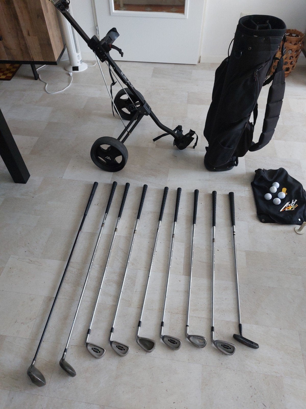 Complete halve110,00 golfset Dunlop - Rechtshandig, Sport en Fitness, Golf, Ophalen, Gebruikt, Set, Overige merken