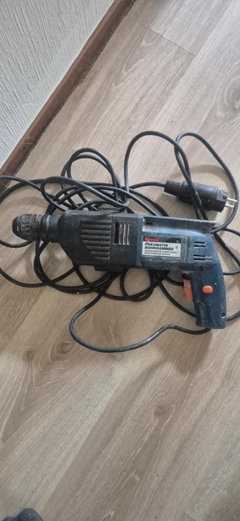 Kress Pneumatik Boorhamer HM10EM - Krachtige Boorhamer, Doe-het-zelf en Verbouw, Verzenden, Gebruikt, Boor- en/of Breekhamer, Variabele snelheid