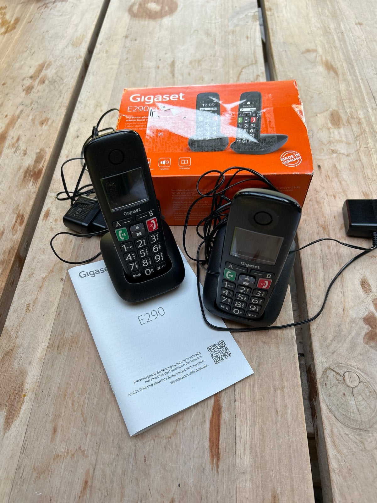 Gigaset E290 duo seniorentelefoonset - Zo goed als nieuw, Ophalen, Zo goed als nieuw, 2 handsets
