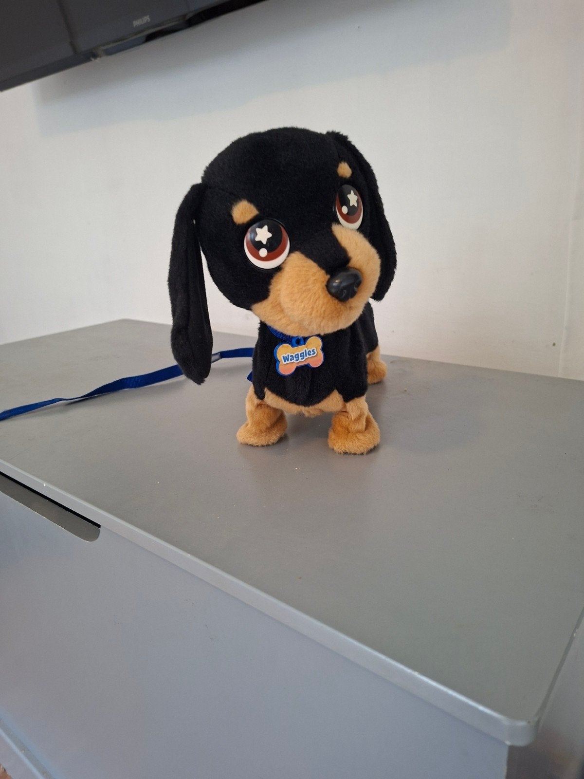 Waggles interactieve teckel knuffel met geluid en beweging, Ophalen
