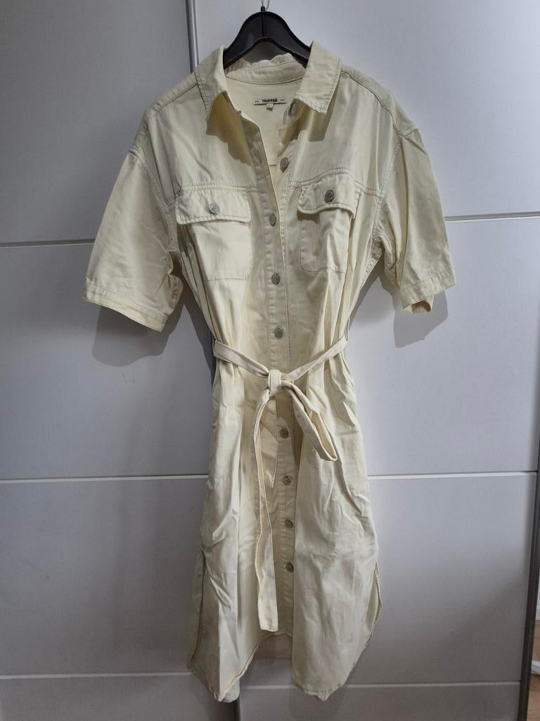 Tripper Jurk in goede staat maat L, Beige, Maat 42/44 (L), Ophalen of Verzenden, Zo goed als nieuw