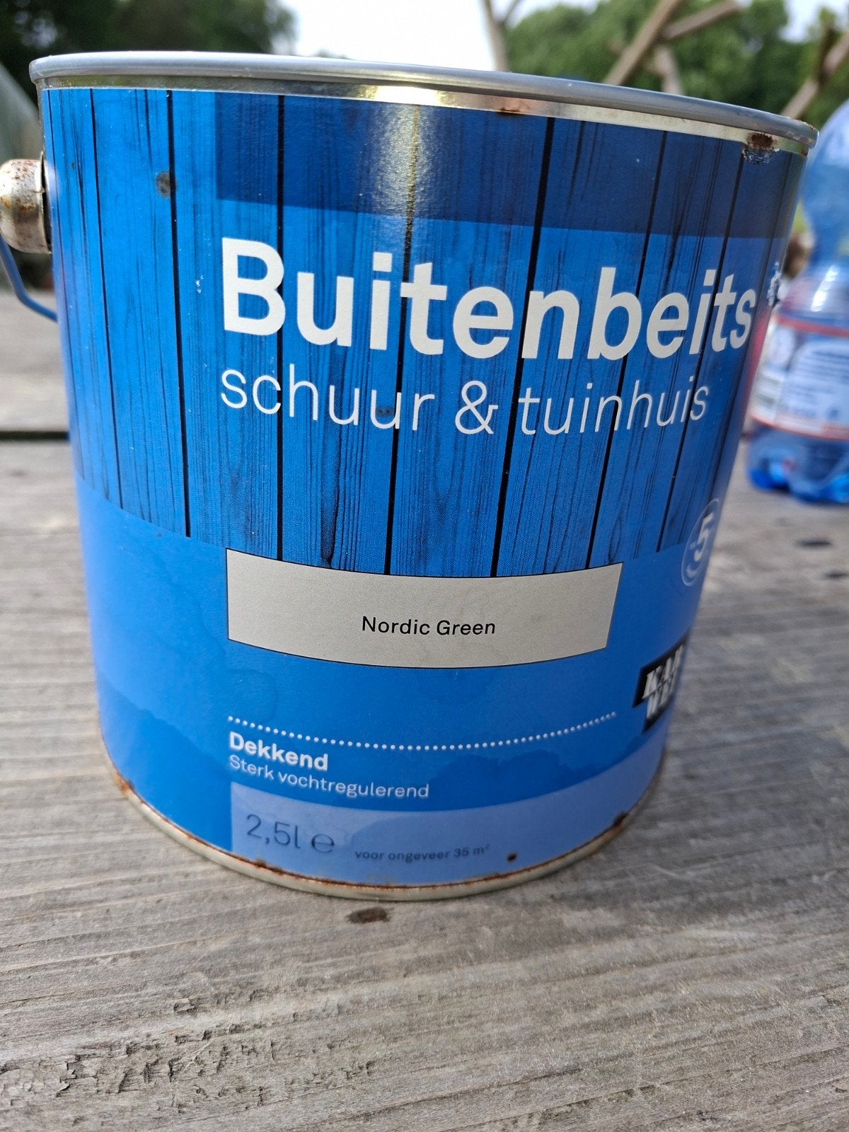 Buiten beits, Minder dan 5 liter, Ophalen of Verzenden, Bruin, Beits