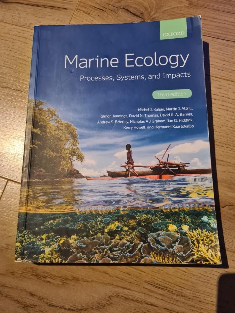 boek: Marine Ecology, Boeken, Studieboeken en Cursussen, Ophalen of Verzenden, Beta, Zo goed als nieuw, WO