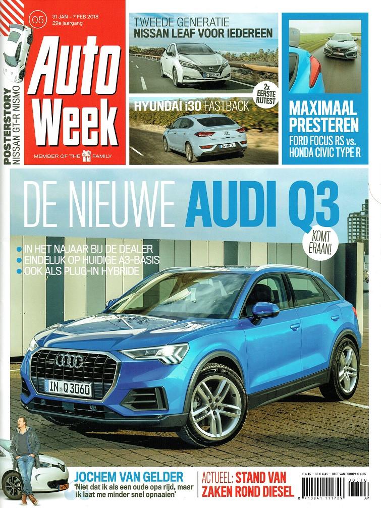 Autoweek 2018 nr. 5 (o.a. Honda Civic Type R GT), Verzenden, Gelezen, Algemeen