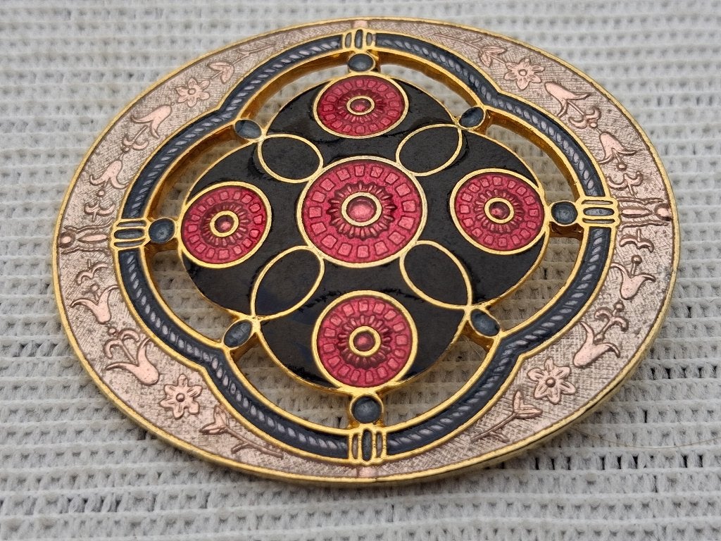 vintage sieraad, Verzenden, Overige materialen, Broche