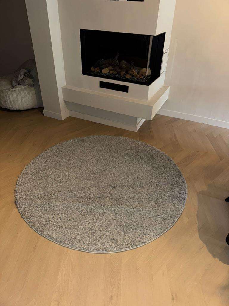 Rond vloerkleed 160/160, Ophalen, Zo goed als nieuw, Rond, 150 tot 200 cm