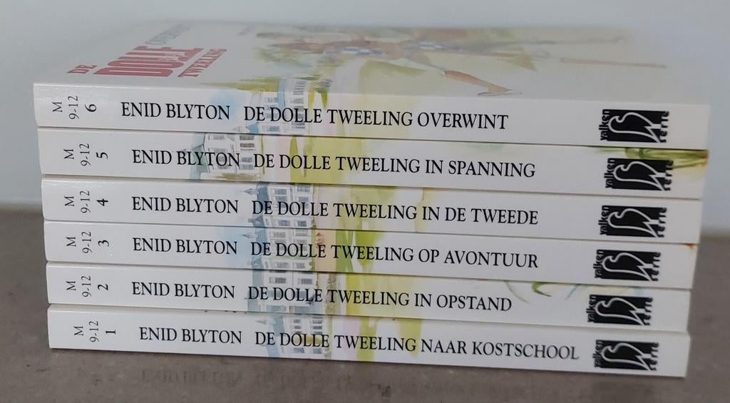 Enid Blyton - De Dolle Tweeling - Complete set (6 delen), Boeken, Ophalen of Verzenden, Gelezen, Enid Blyton, Fictie