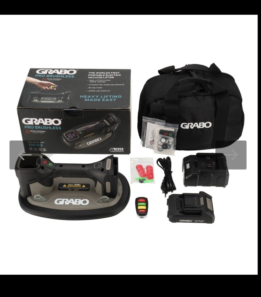 Grabo Pro Brushless met extra accu en lader en t lift, Ophalen of Verzenden, Gebruikt, Overige typen, Overige merken