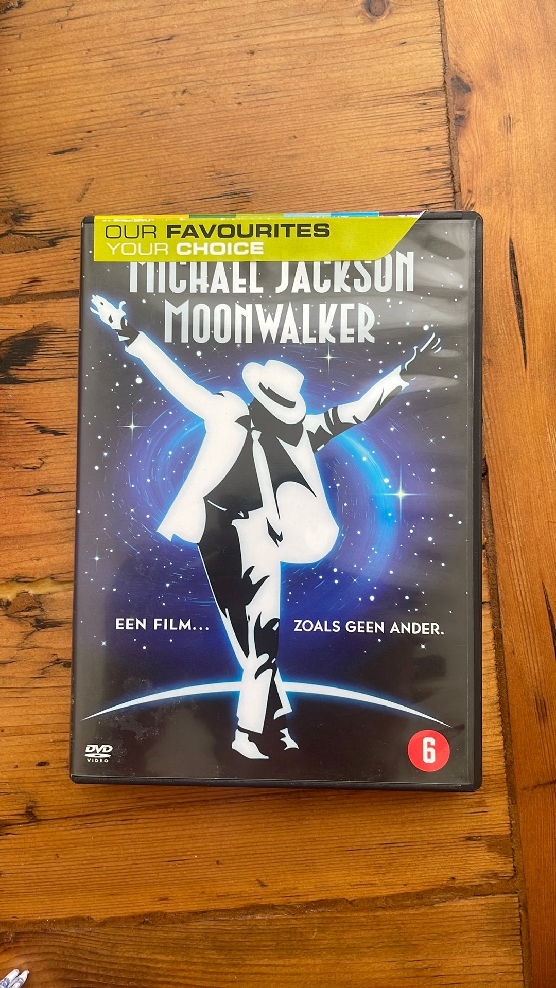 Michael Jackson DVD, moonwalker, Alle leeftijden, Ophalen of Verzenden, Zo goed als nieuw