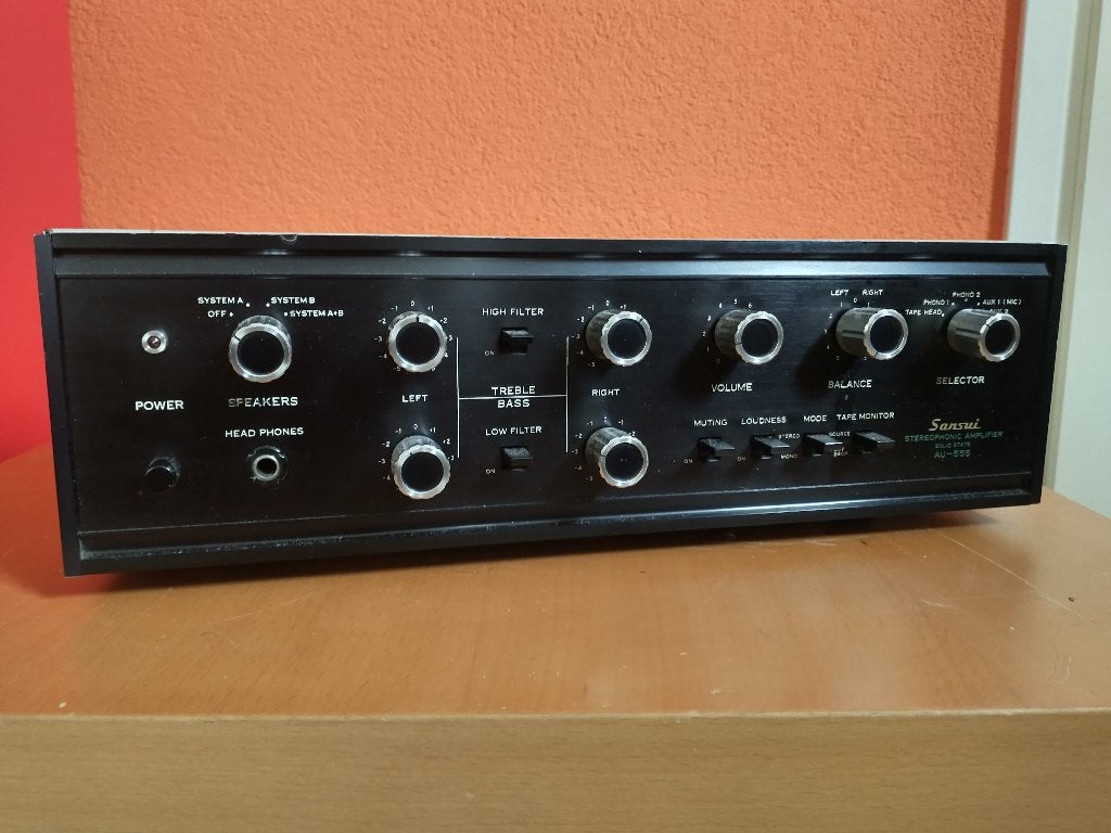 Sansui AU-555 (Serviced) & TU-555 (Serviced), Audio, Tv en Foto, Stereo-sets, Ophalen of Verzenden, Refurbished, Tuner of Radio