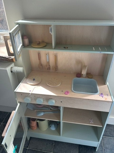 keukentje kind, Kinderen en Baby's, Ophalen, Gebruikt, Hout, Speelkeuken