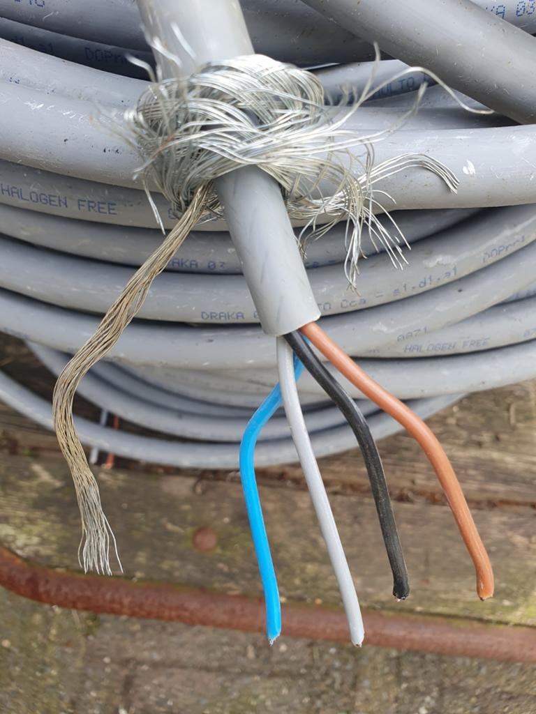 Grondkabel, Ophalen, Nieuw, Kabel of Snoer