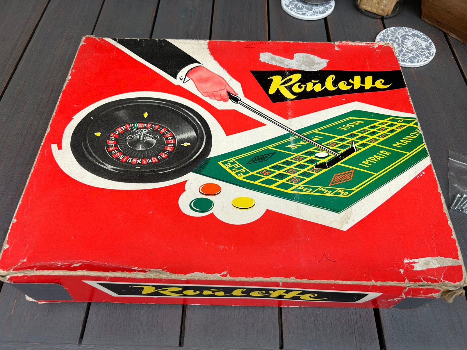 Roulettespel uit de 70ties., Ophalen, Gebruikt
