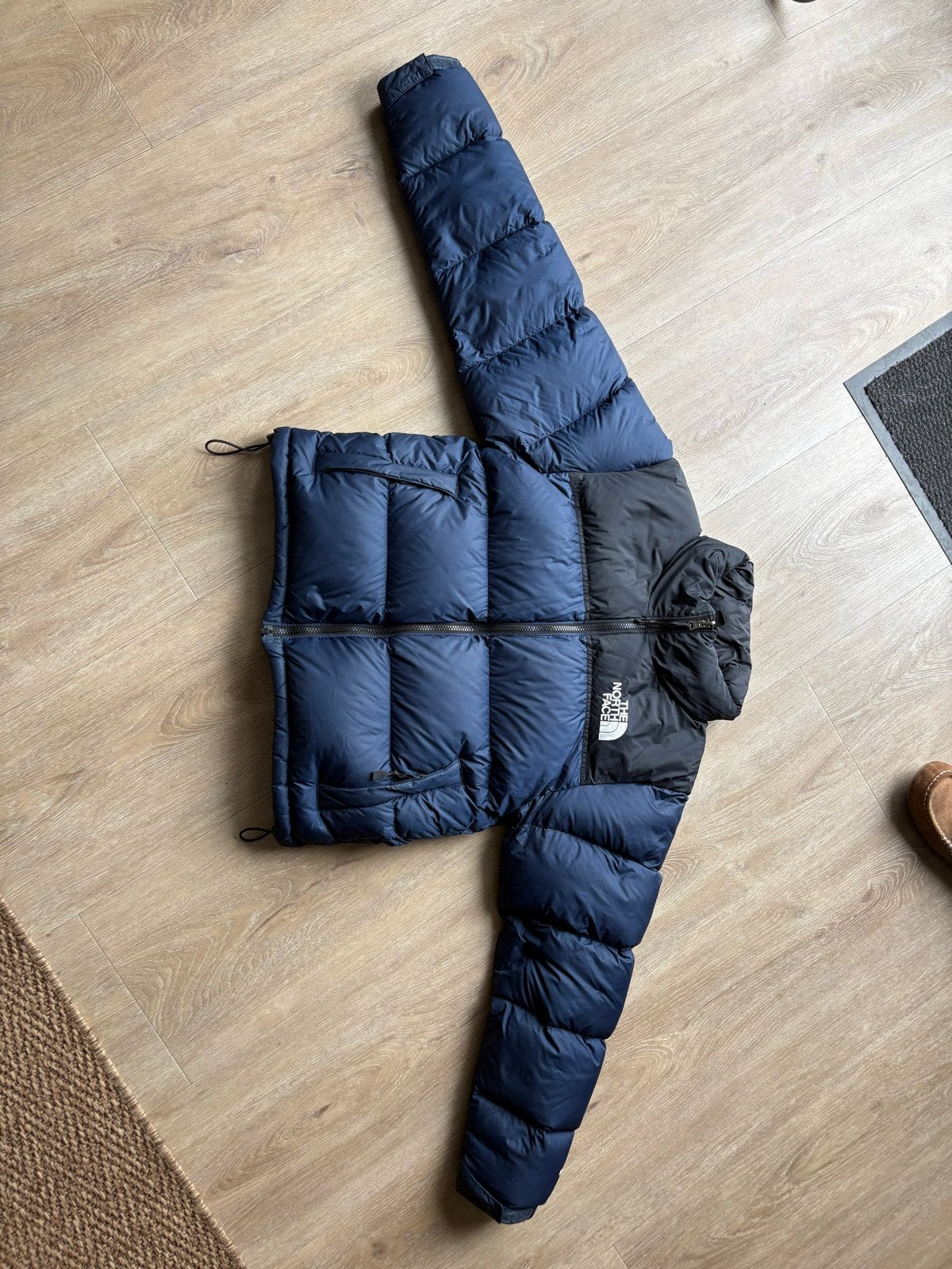 The North Face Puffer 700 Jacket, Ophalen of Verzenden, Zo goed als nieuw, Maat 38/40 (M), Blauw