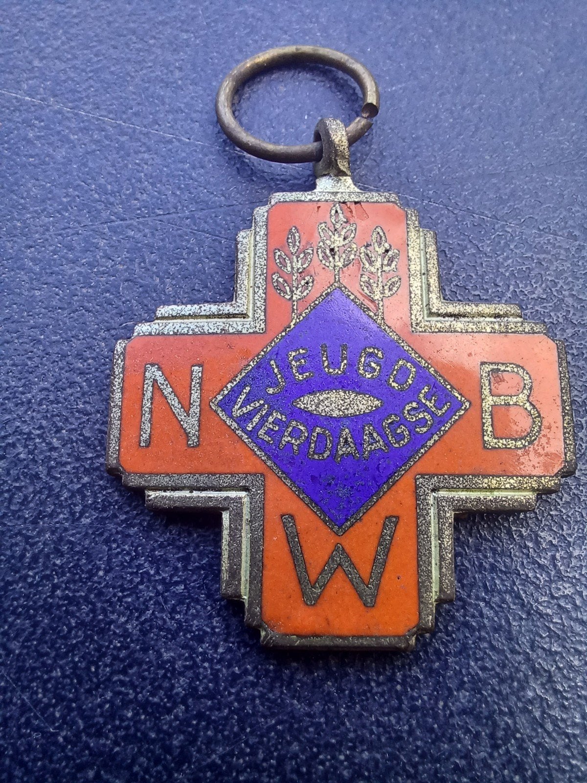 Medaille NWB Jeugd vierdaagse (emaille), Ophalen of Verzenden, Overige materialen, Nederland