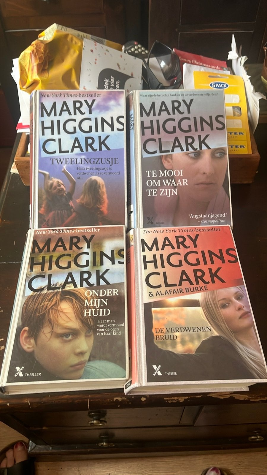 Mary Higgins Clark Thriller Boeken - Set van 4, Ophalen of Verzenden, Gelezen, Nederland