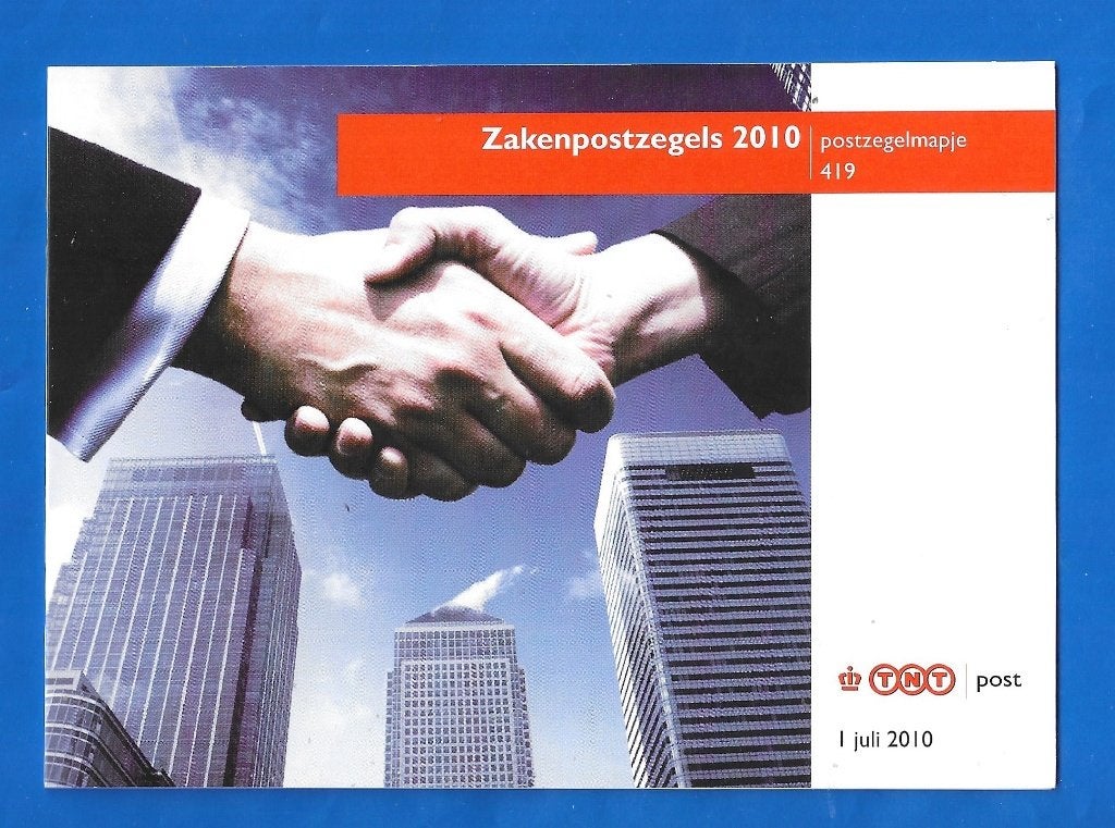 Postzegelmapje 419 Zakenpostzegels - 2010, Postzegels en Munten, Verzenden, Na 1940, Postfris
