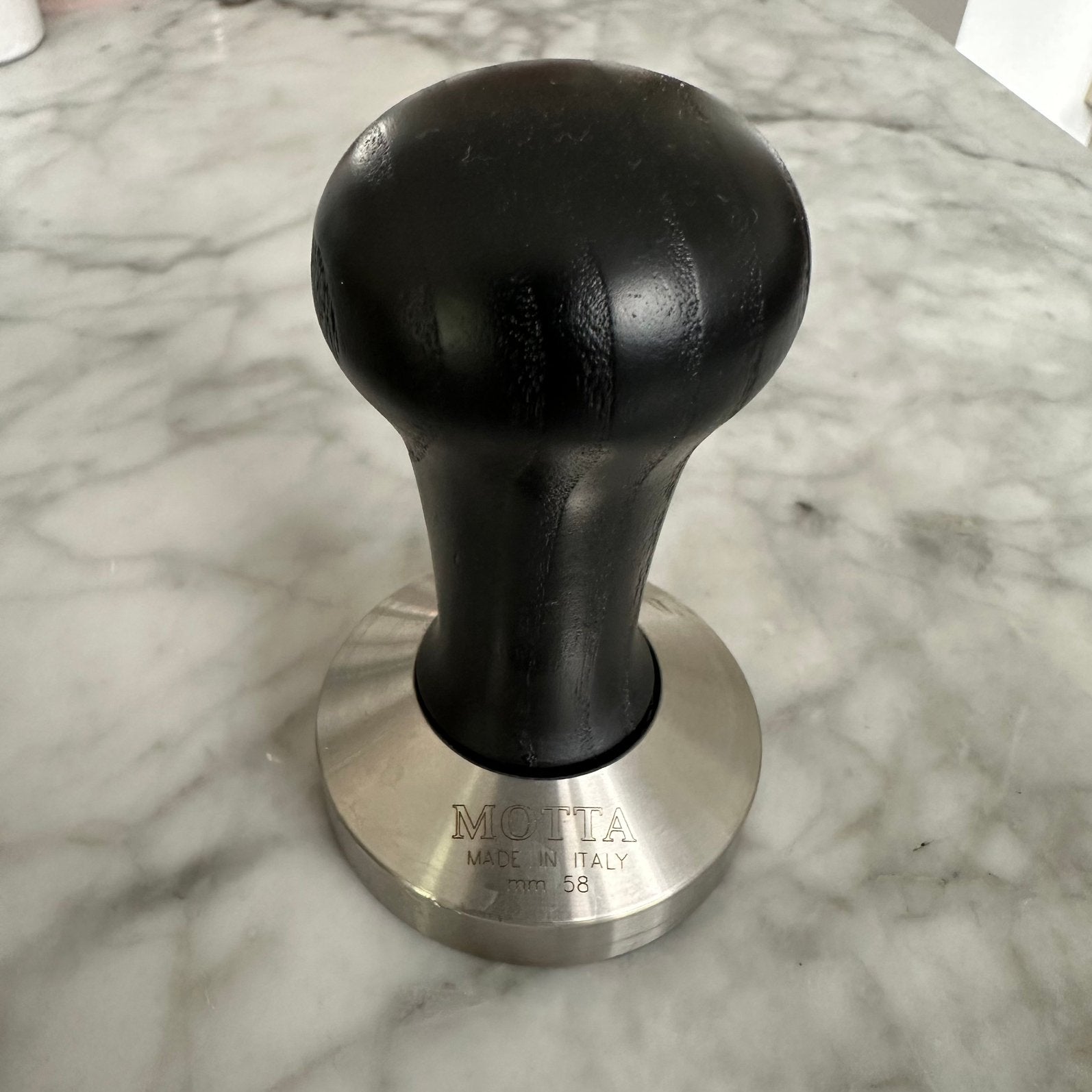 Motta Koffie Tamper Hout RVS Nieuw, Ophalen of Verzenden, Zo goed als nieuw, X, X