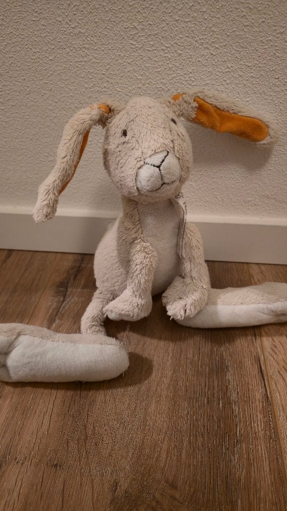 Knuffel konijn van Happy horse, Happy Horse, Ophalen of Verzenden, Middelgroot (20 tot 80 cm), Beige