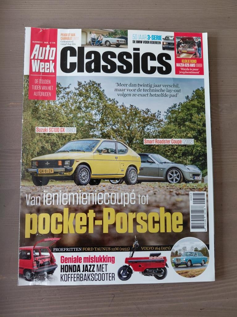 AutoWeek Classics Tijdschrift - Suzuki, Smart, Porsche, Boeken, Tijdschriften en Kranten, Gelezen, Overige typen, Ophalen of Verzenden