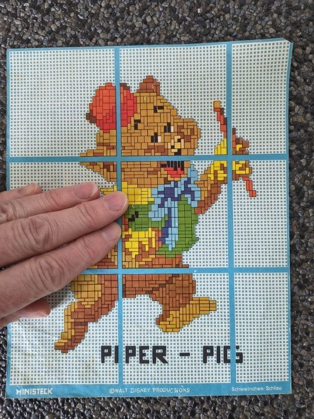 * Ministeck Prestofix Disney voorbeeld jaren 80 *, Verzenden, Gebruikt, Overige typen