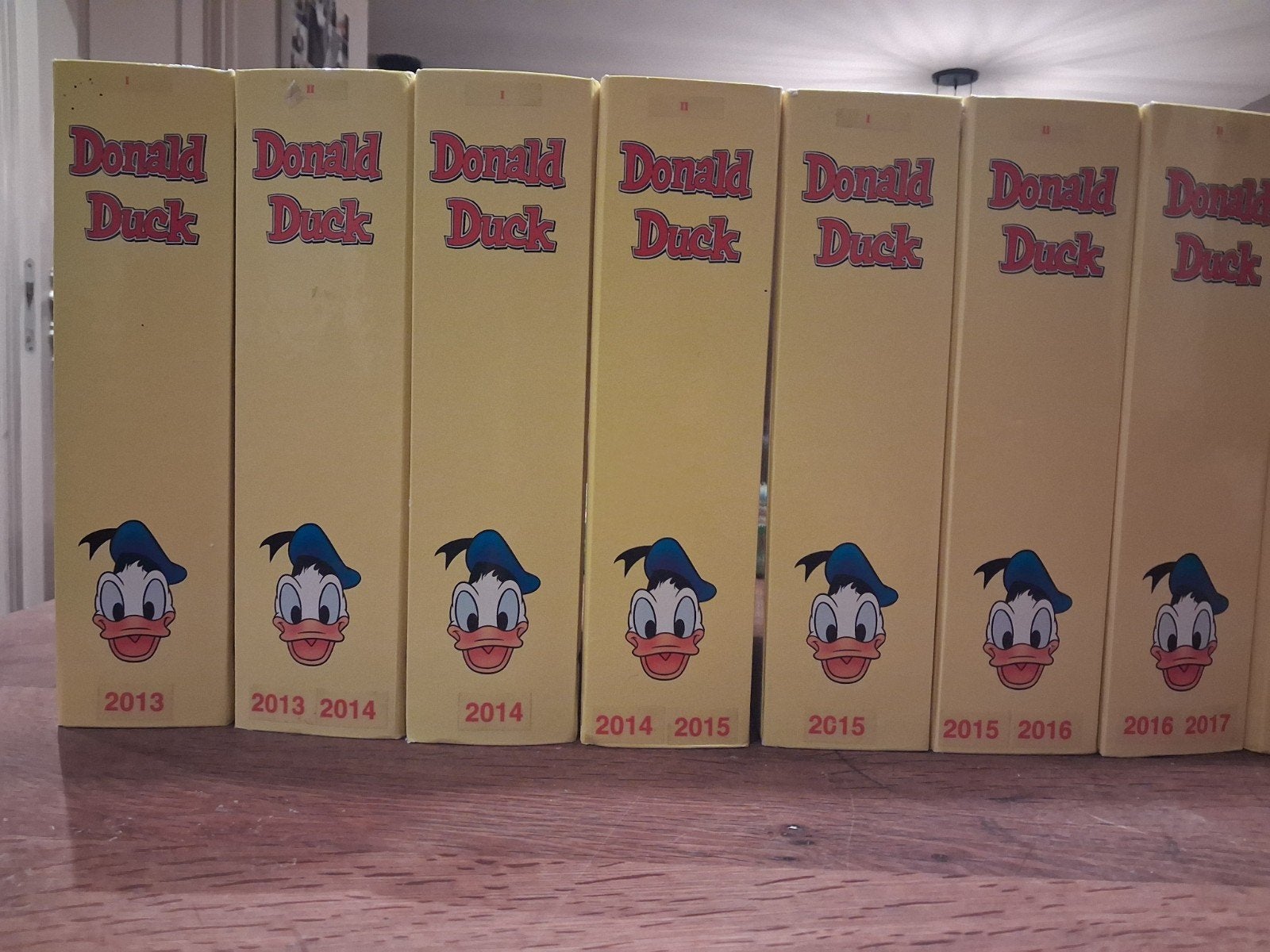Donald Duck Jaargangen 2013-2019. 11 verzamelbanden, Meerdere stripboeken, Ophalen, Zo goed als nieuw