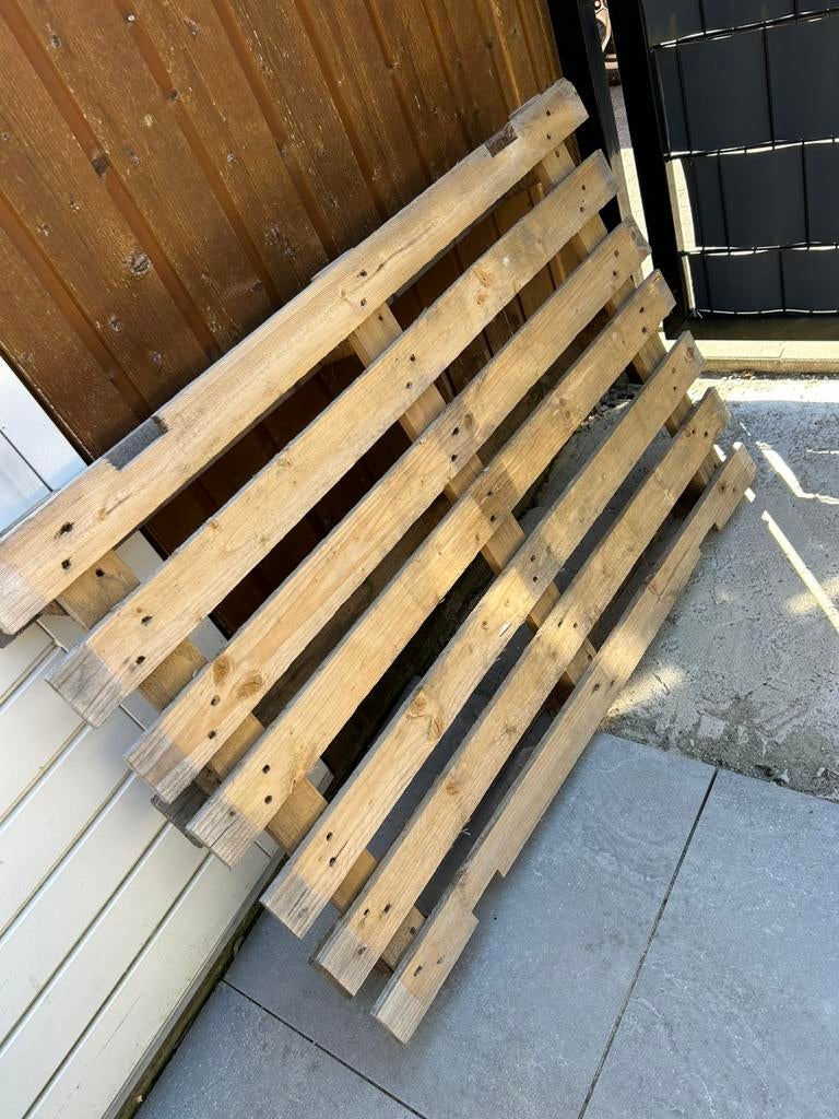 Pallet gratis, Doe-het-zelf en Verbouw, Hout en Planken, Ophalen, Zo goed als nieuw, 50 mm of meer, Minder dan 200 cm