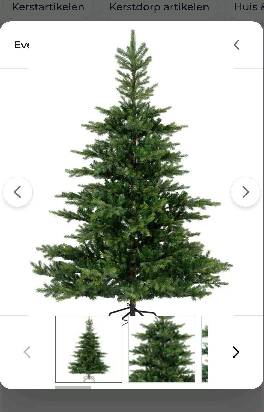 Kunstkerstboom Everlands Grandis Fir 150cm, Diversen, Ophalen, Zo goed als nieuw