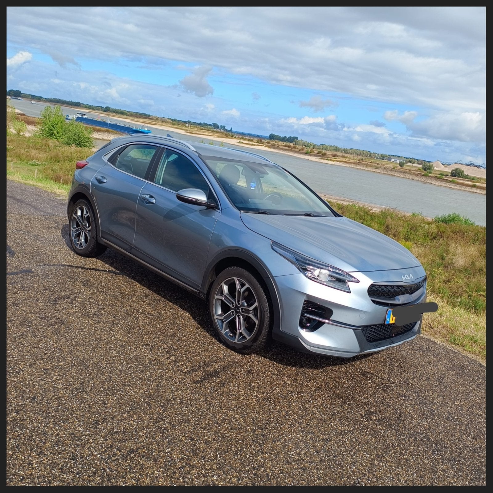 Kia XCeed 1.6 GDi Phev 141pk Dct6 2022 Grijs, Auto's, Kia, XCeed, Stof, Plug-in hybride, Te koop