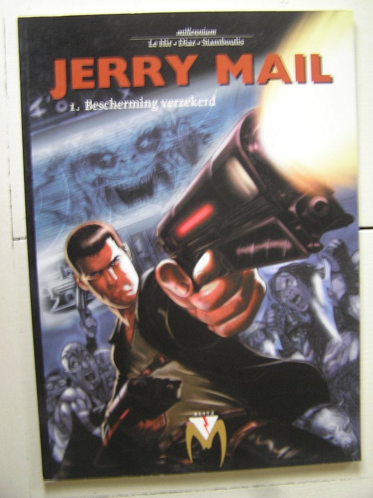 Jerry Mail. 1. Bescherming verzekerd., Eén stripboek, Ophalen of Verzenden, Zo goed als nieuw