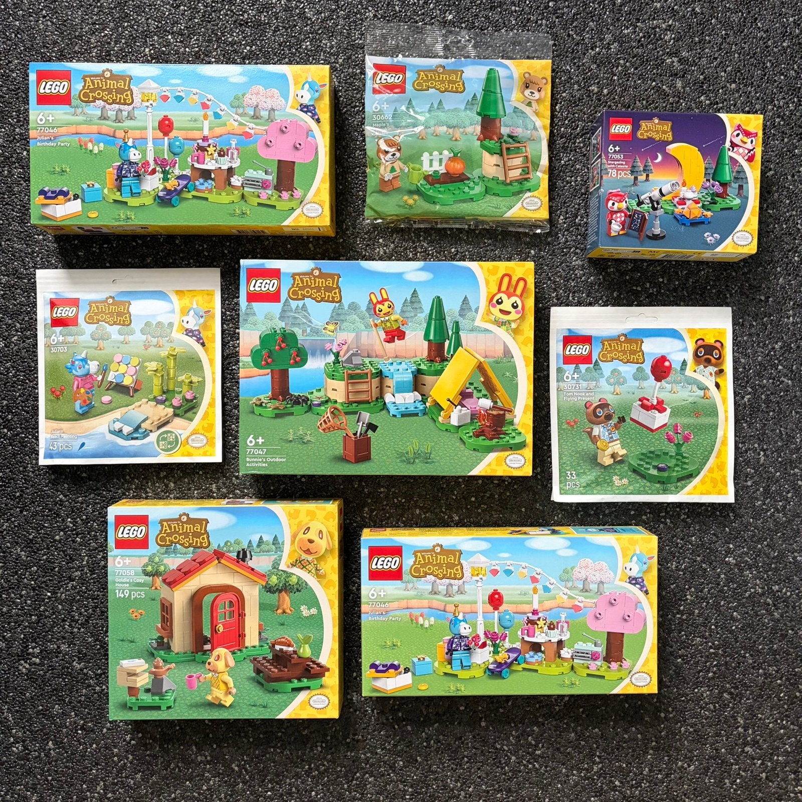 pakket van 8 stuks LEGO Animal Crossing - nieuw!, Ophalen of Verzenden, Nieuw