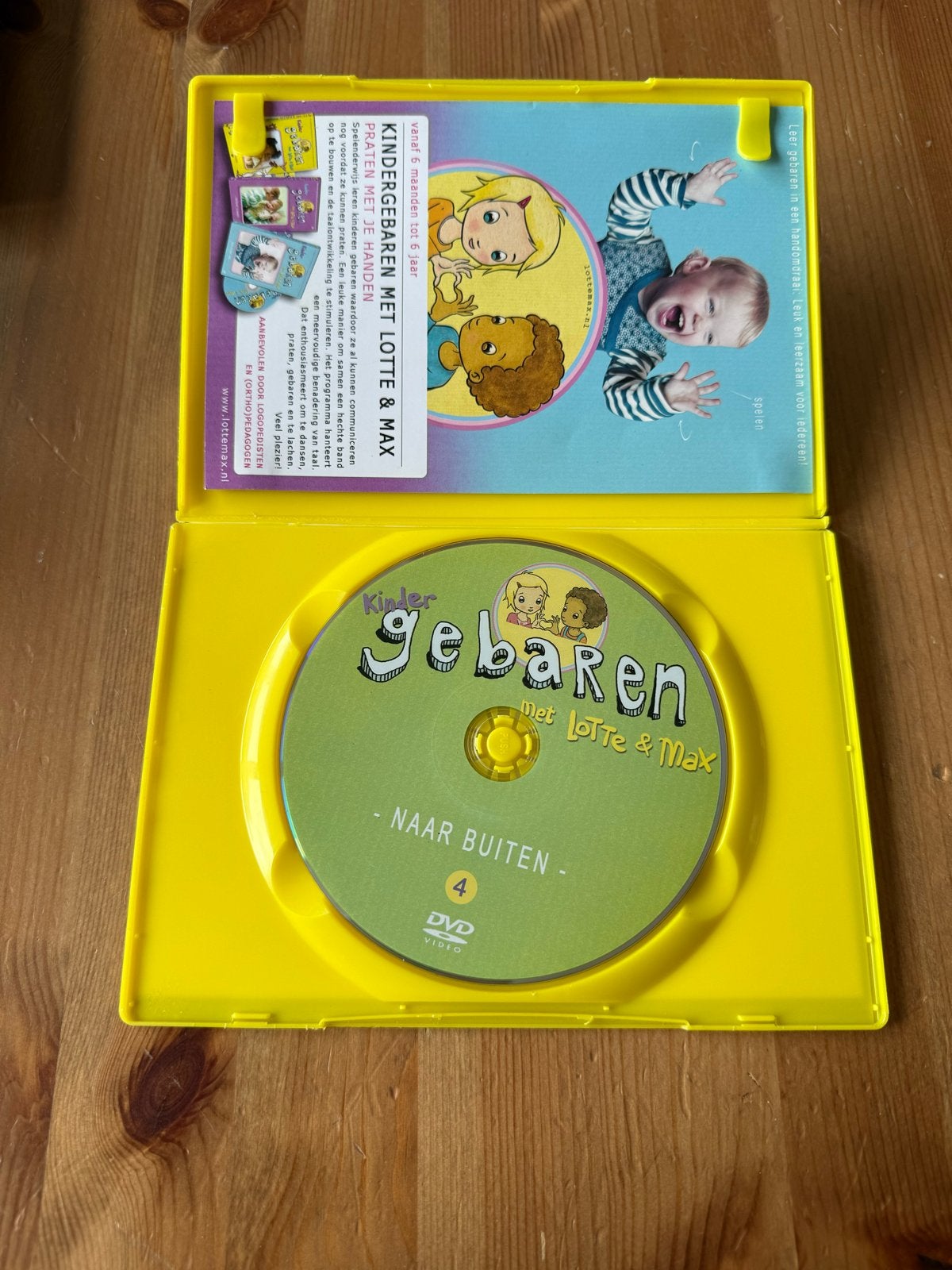 Kindergebaren met Lotte & Max - Naar Buiten DVD 4, Alle leeftijden, Verzenden, Gebruikt, Nederlands