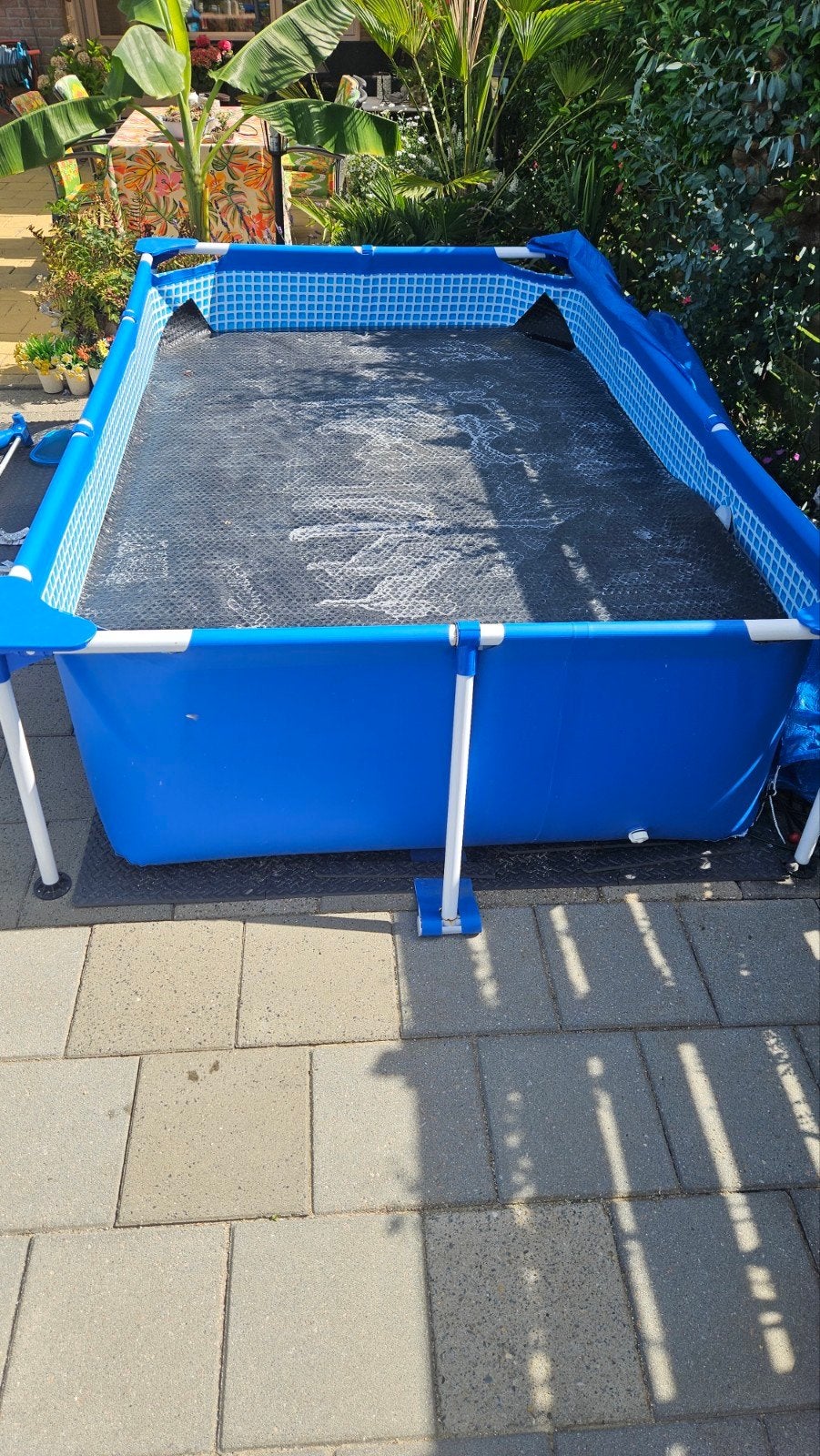 Zwembad 2.6x1.6x0.65m + pomp, zoutwatersysteem en accessoir, Ophalen, Minder dan 80 cm, Opzetzwembad, 200 tot 400 cm
